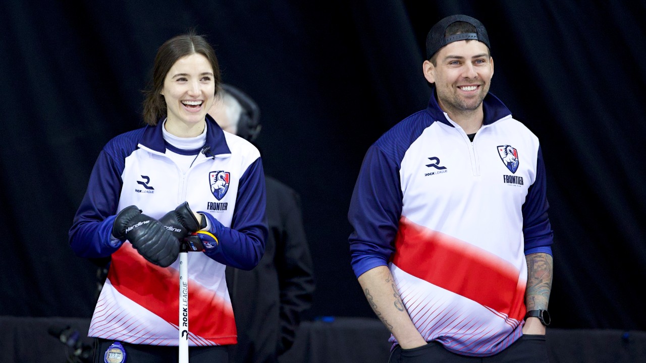 Frontier's Stefania Constantini scored four tying points in the seventh end and drilled the draw in the shootout to complete a 7-6 comeback victory over Northern.