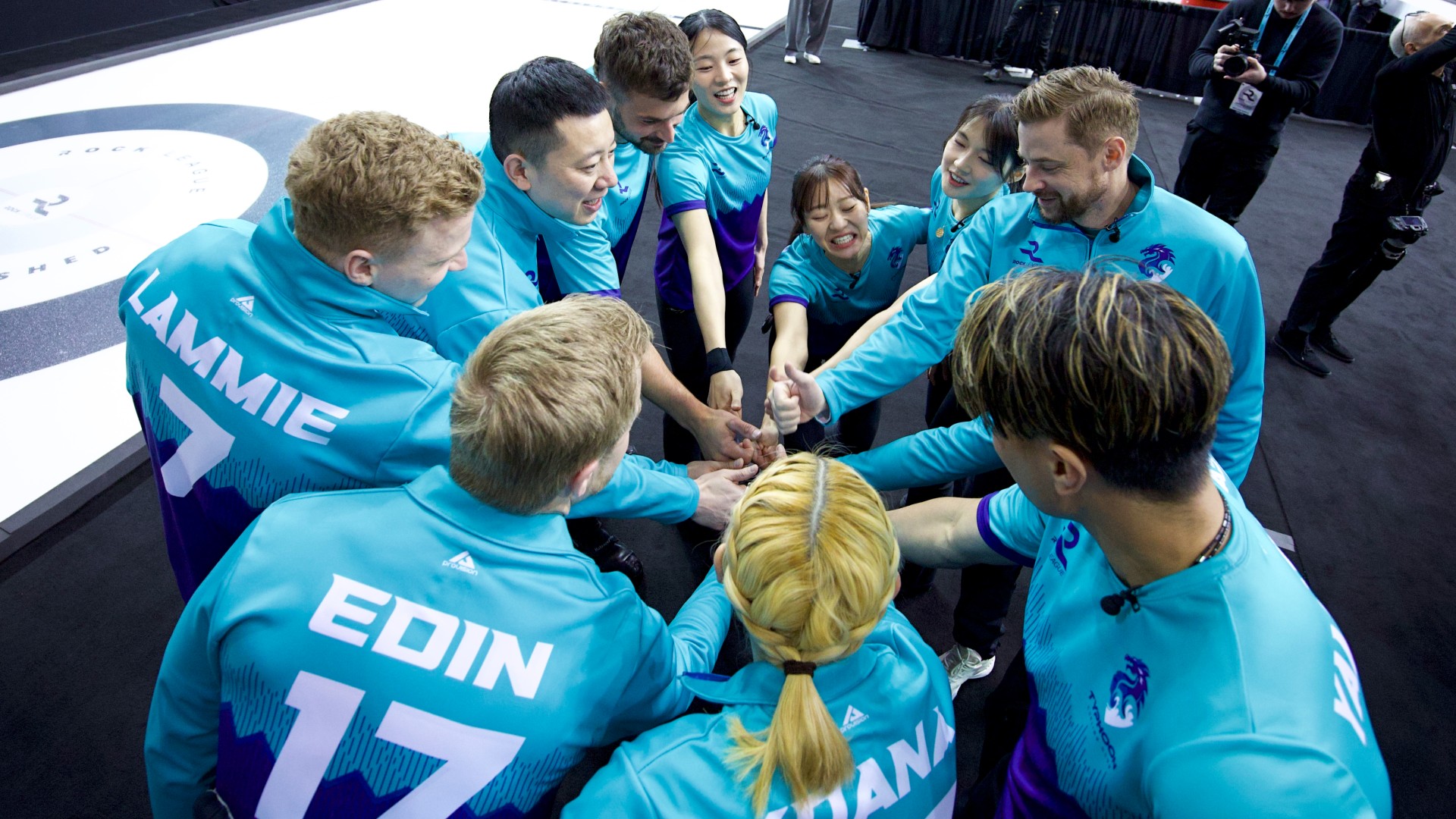 Although Typhoon lost to Shield Curling Club 2-1, with the match coming down to a draw-to-the-button shootout in the mixed doubles game, Lind couldn’t be prouder of his group.