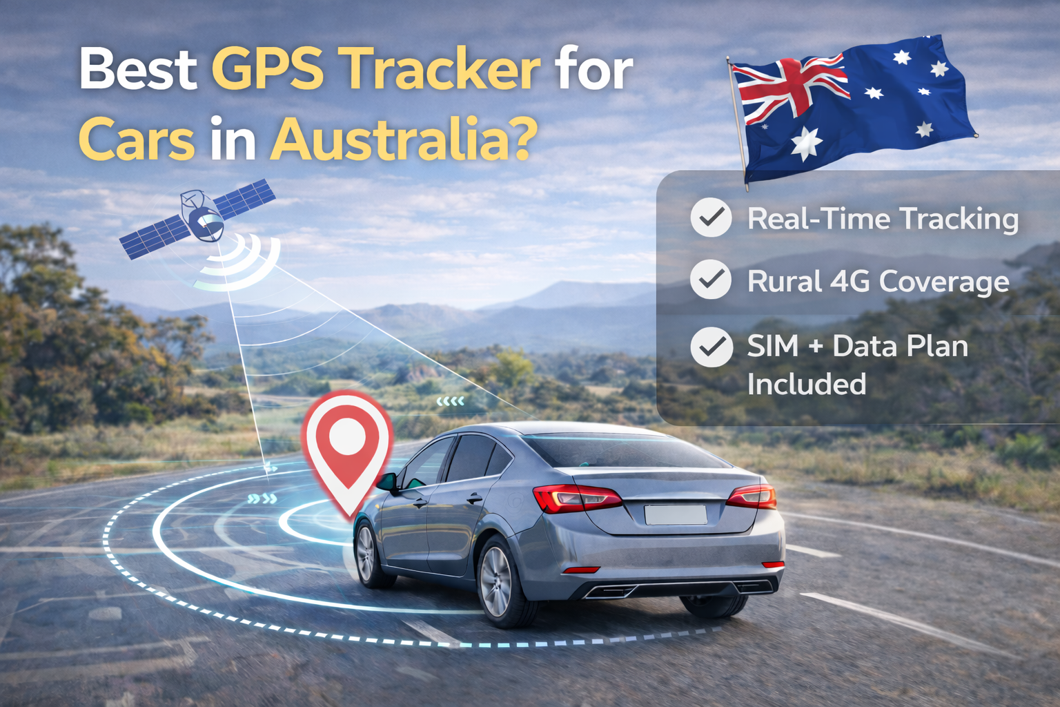 Car GPS tracking in Australia with real-time location monitoring