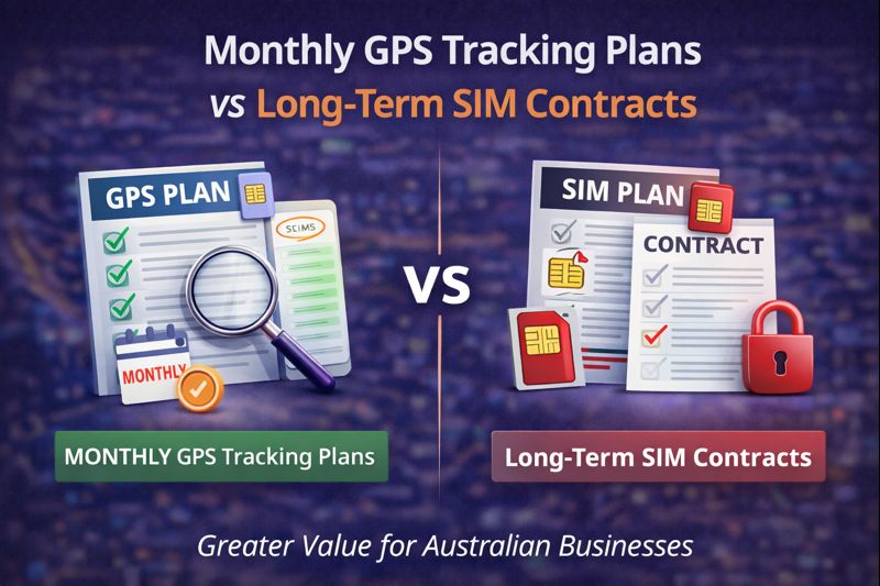 Monthly GPS tracking subscriptions compared with long-term SIM contracts