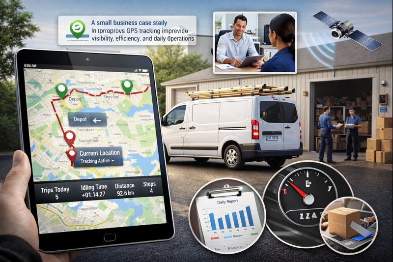 case study showing GPS tracking improving fleet visibility, operational efficiency, and day-to-day vehicle managemen