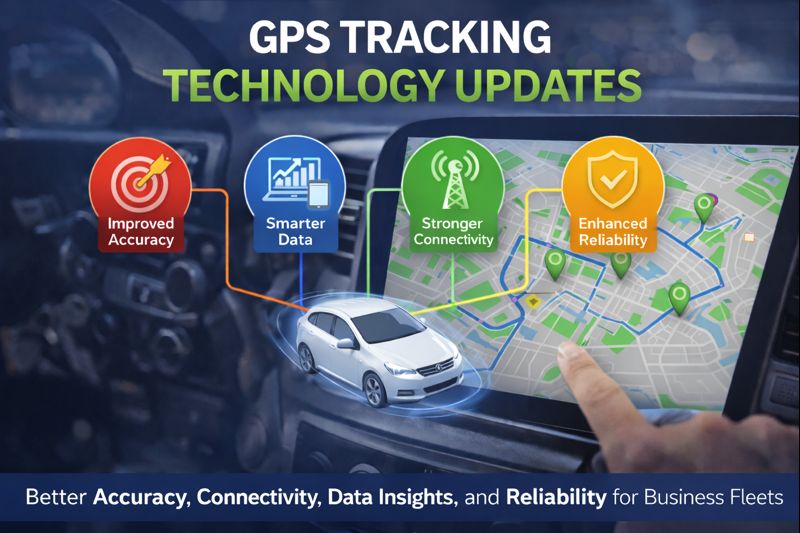 GPS tracking dashboard displaying modern fleet tracking technology