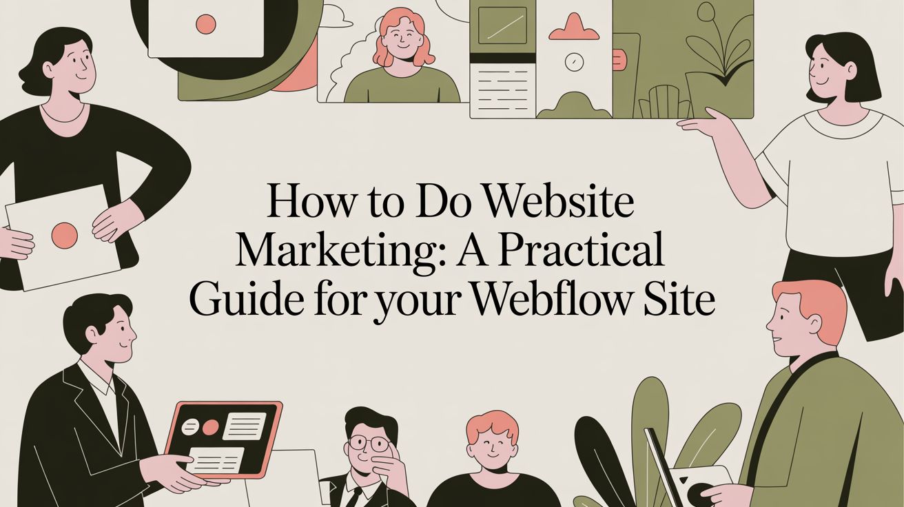 How to Do Website Marketing: A Practical Guide for Your Webflow Site