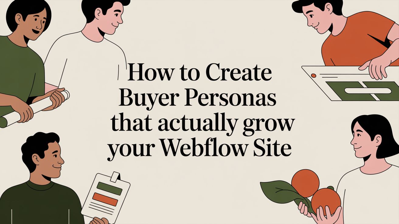 How to Create Buyer Personas That Actually Grow Your Webflow Site