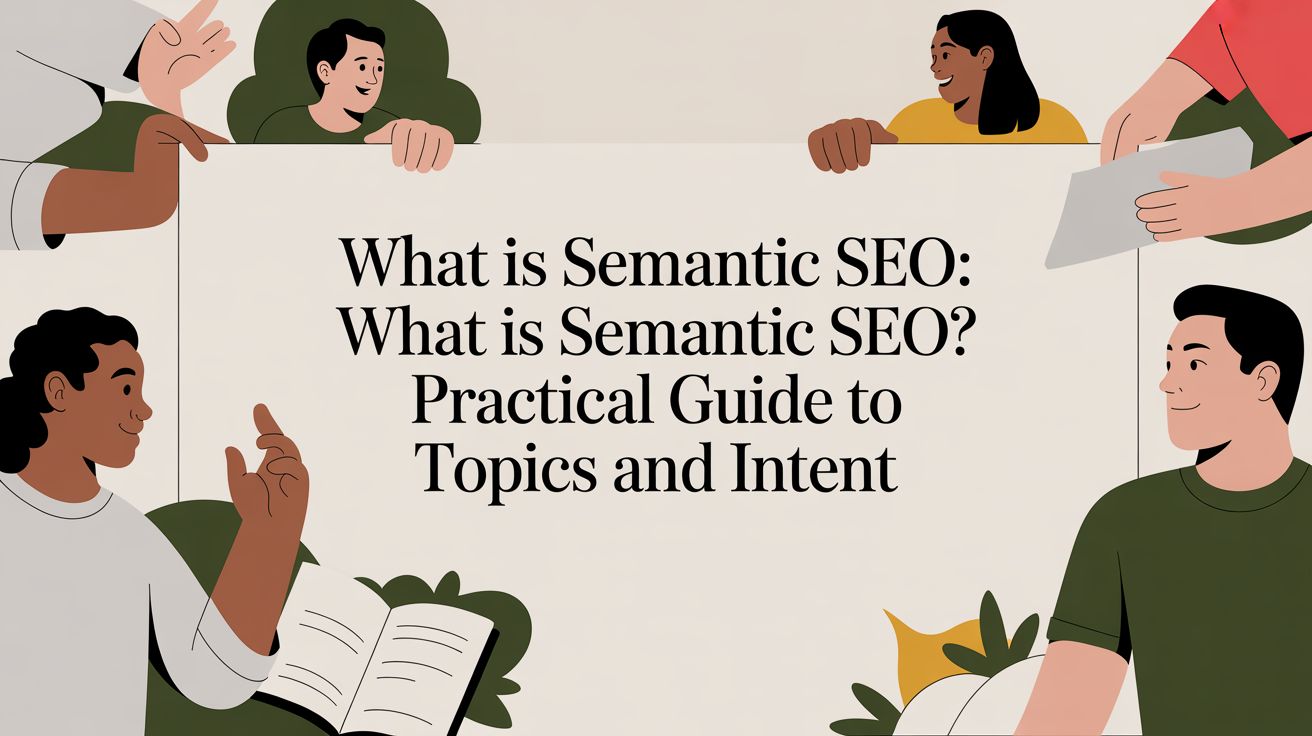 What is Semantic SEO: what is semantic seo? Practical Guide to Topics and Intent
