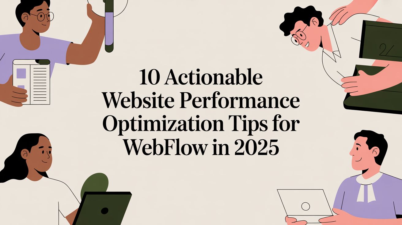 10 Actionable Website Performance Optimization Tips for Webflow in 2025