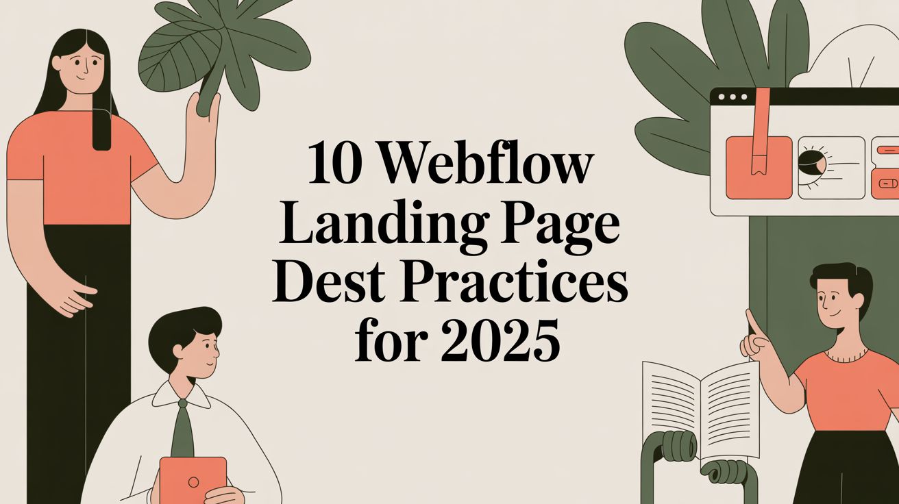 10 Webflow Landing Page Design Best Practices for 2025