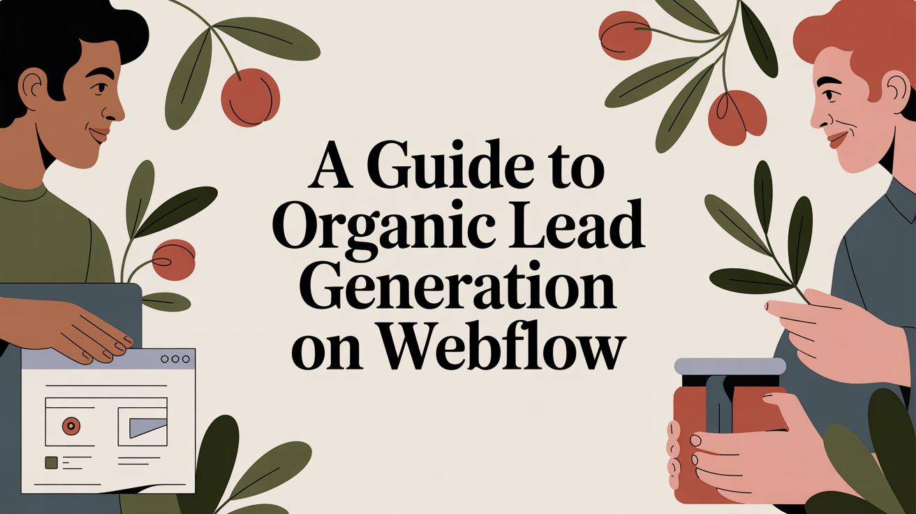 A Guide to Organic Lead Generation on Webflow