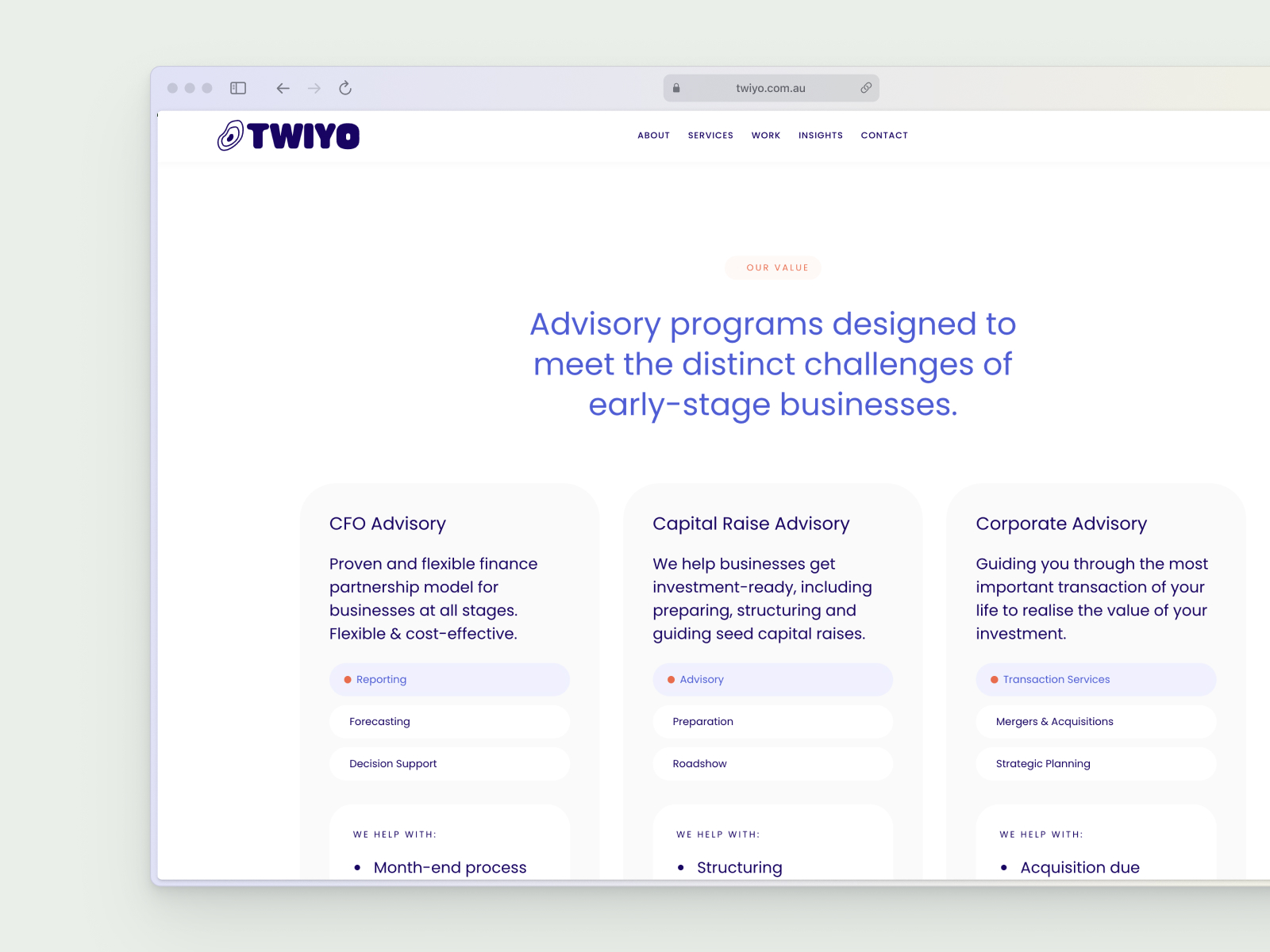 TWIYO website screenshot