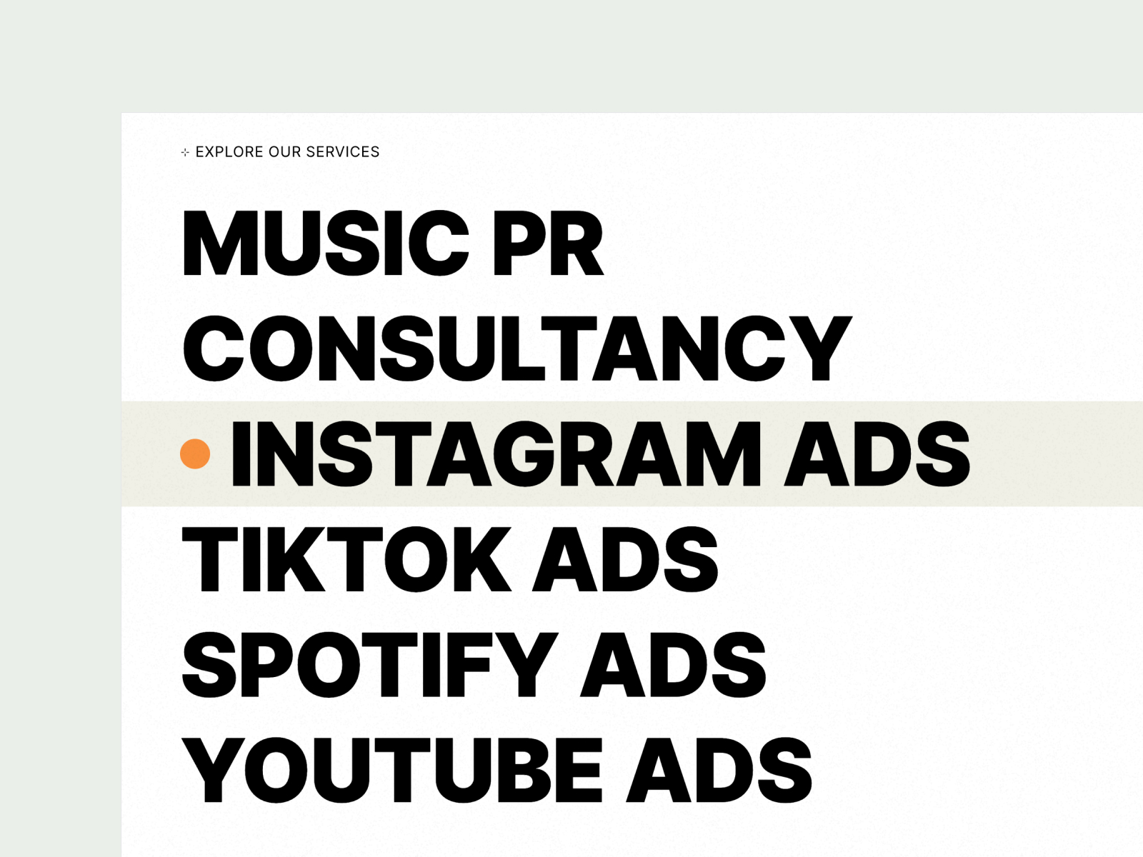 Plus Music PR website screenshot