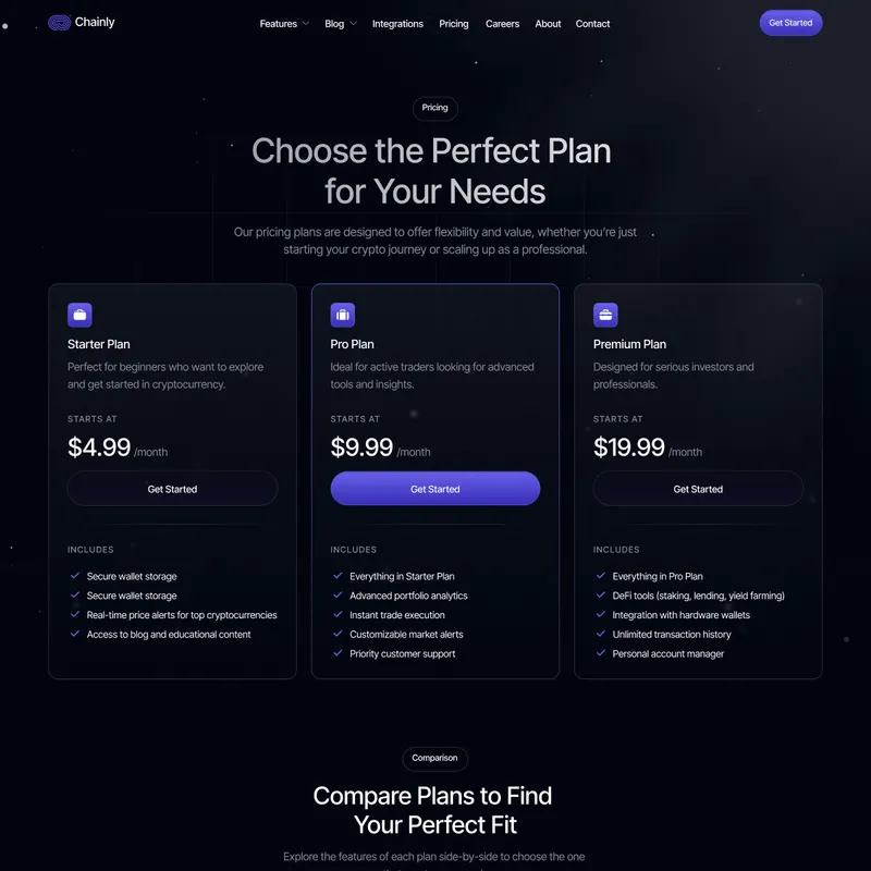 Pricing Page