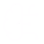 Minimalist pixel art icon resembling a stylized letter G with a rightward arrow extension.