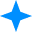 Solid blue five-pointed star icon on a transparent background.