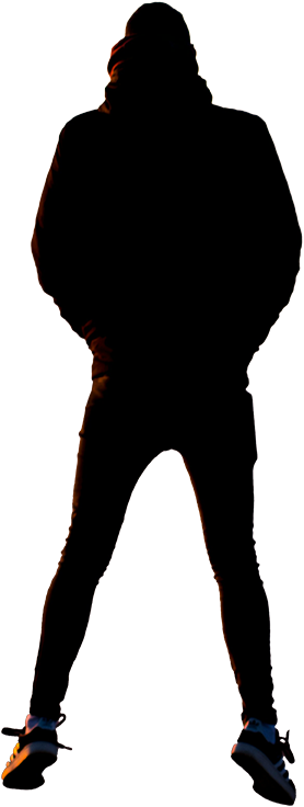 man in a hoodie jacket standing