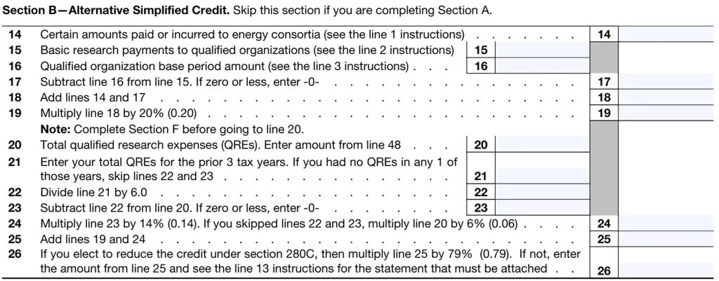 section B