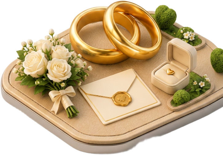 Wedding goal illustration