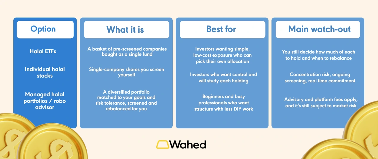 Halal Investment Options