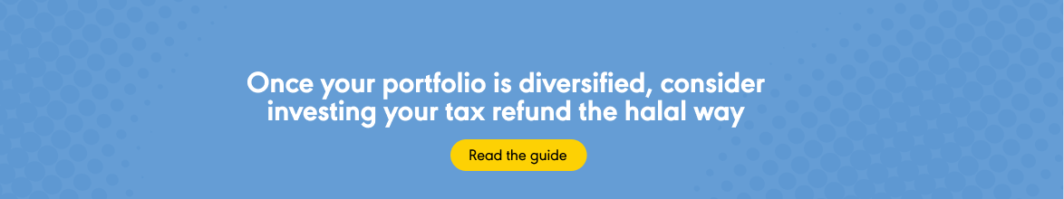 Invest tax refund the halal way