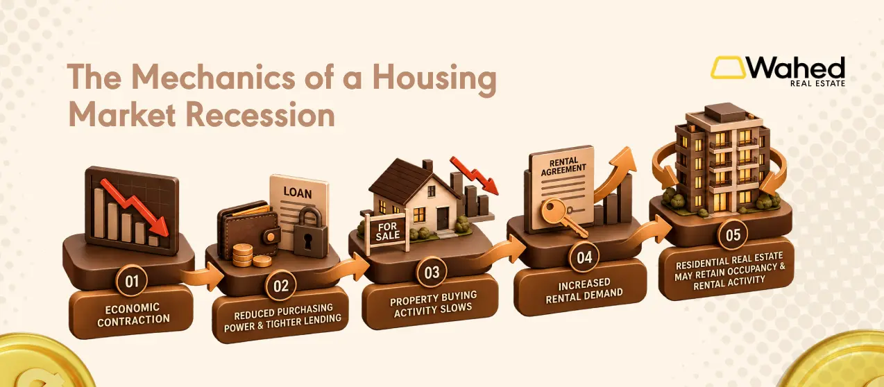 The mechanics of a housing market recession