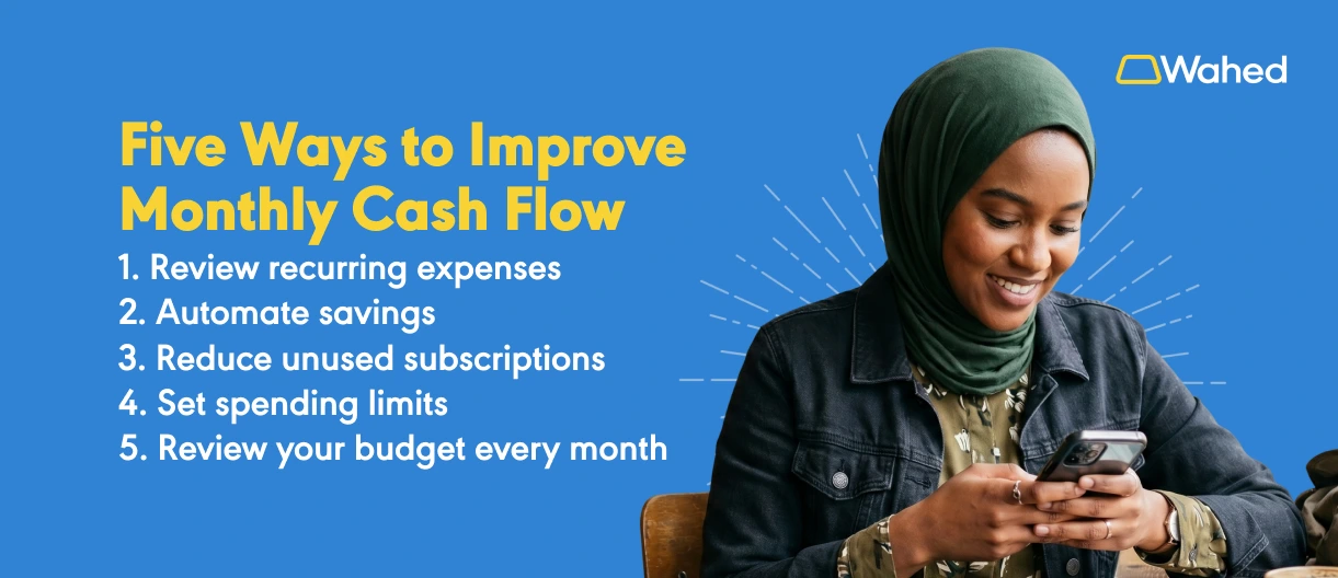 Five Ways to Improve Monthly Cash Flow