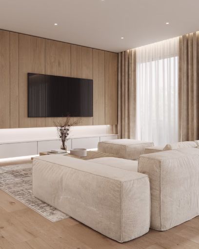 Kvalitetan višeslojni parket u kuhinji i trpezariji, otporan na vlagu i habanje