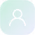 a white person icon inside a green frame