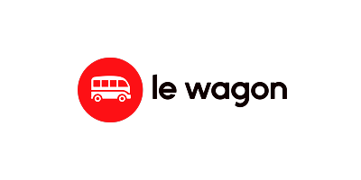 Le Wagon logo with a red circle containing a white bus icon.