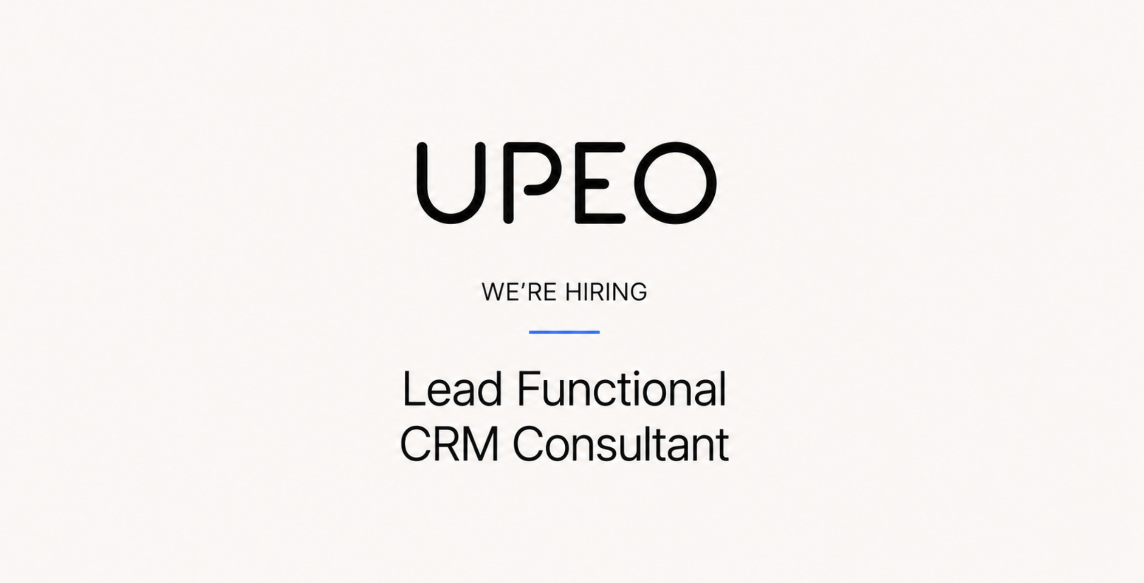 Lead Consultant