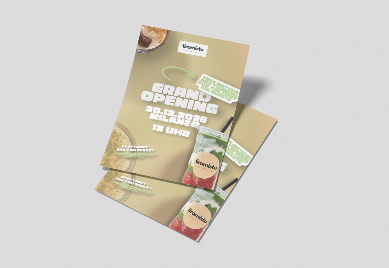 Design Asset Umsetzung für Café in Stuttgart