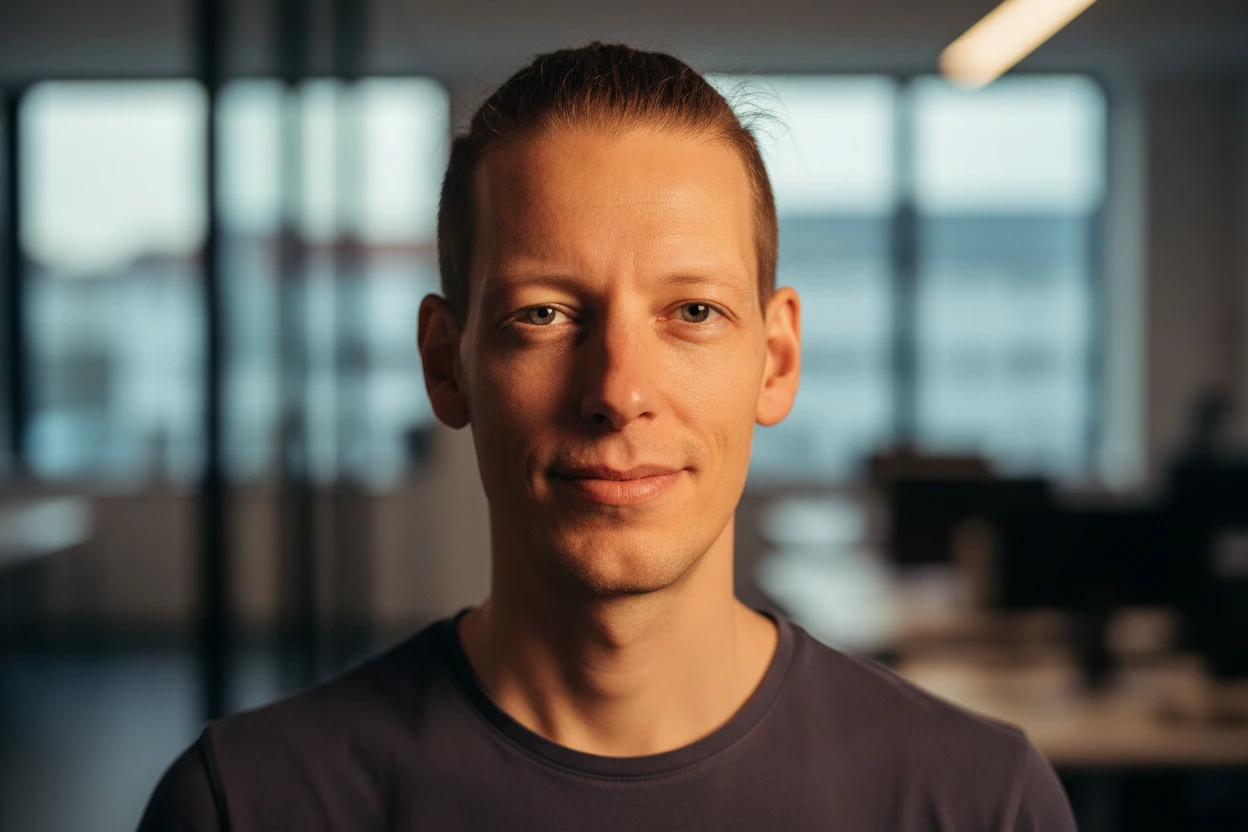 [team] image of team member (for a manufacturing plant)