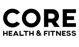 CORE Health & Fitness logo in bold black letters on a white background.