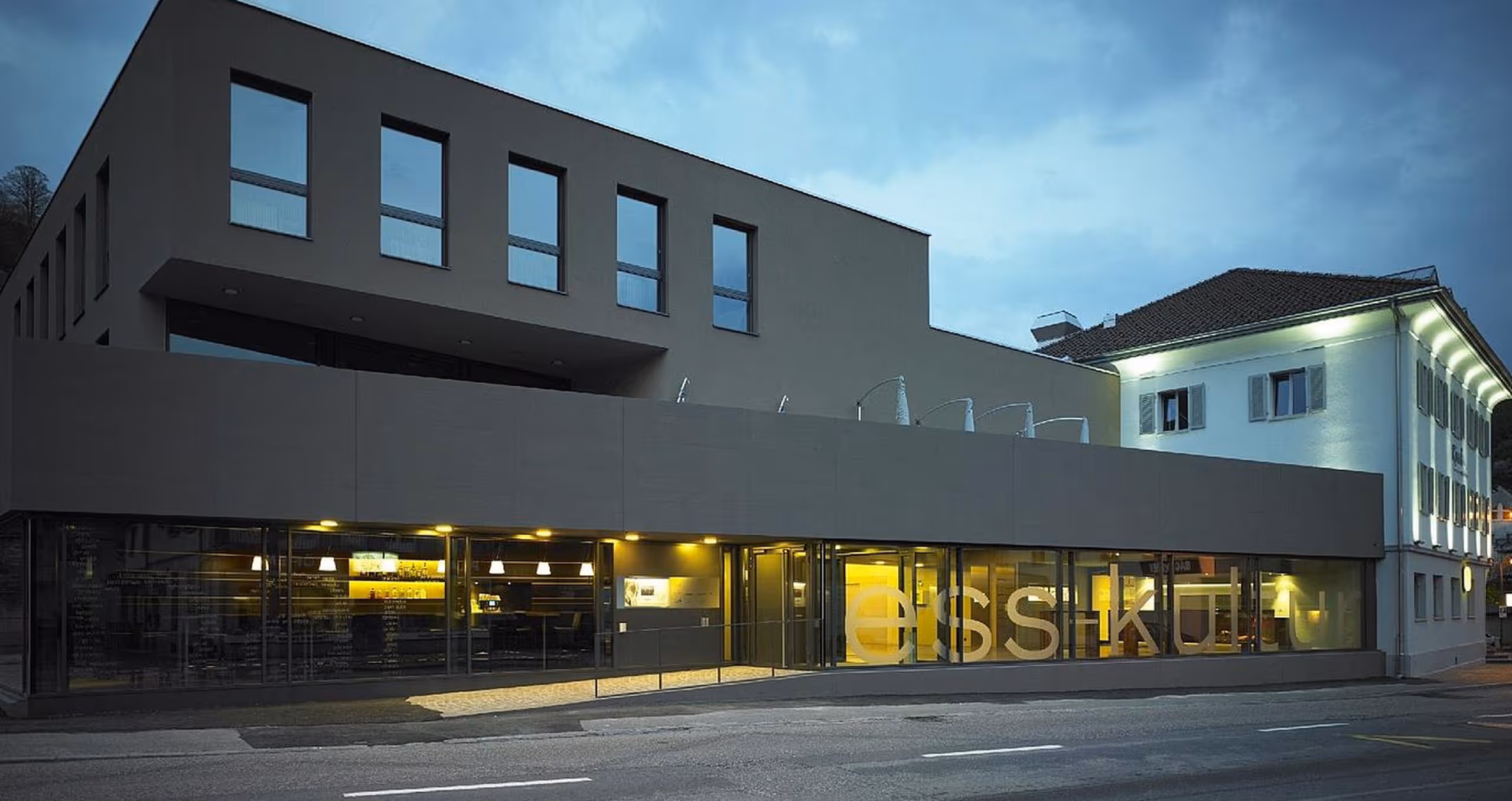 Aussenansicht von Raum und Design