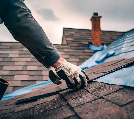 A roof repair services