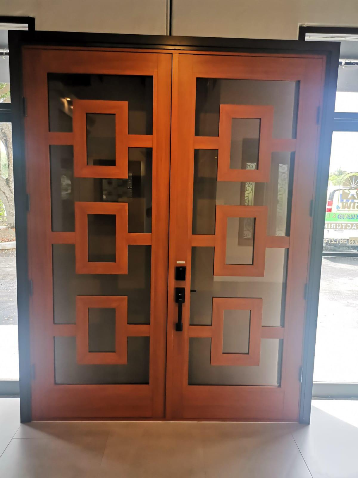 A commercial doors