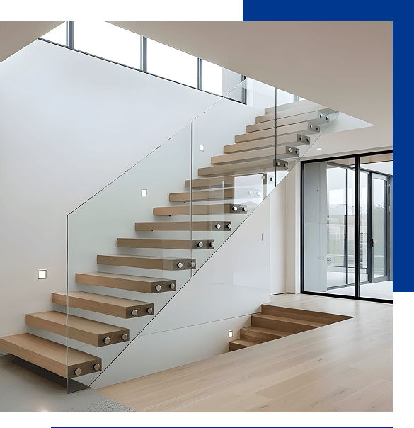 Glass railing system