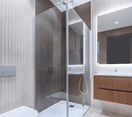 Glass partition