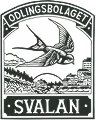 Vintage black and white logo featuring a swallow bird and the text 'COLLINSSODA AGI' and 'SWALAN'.