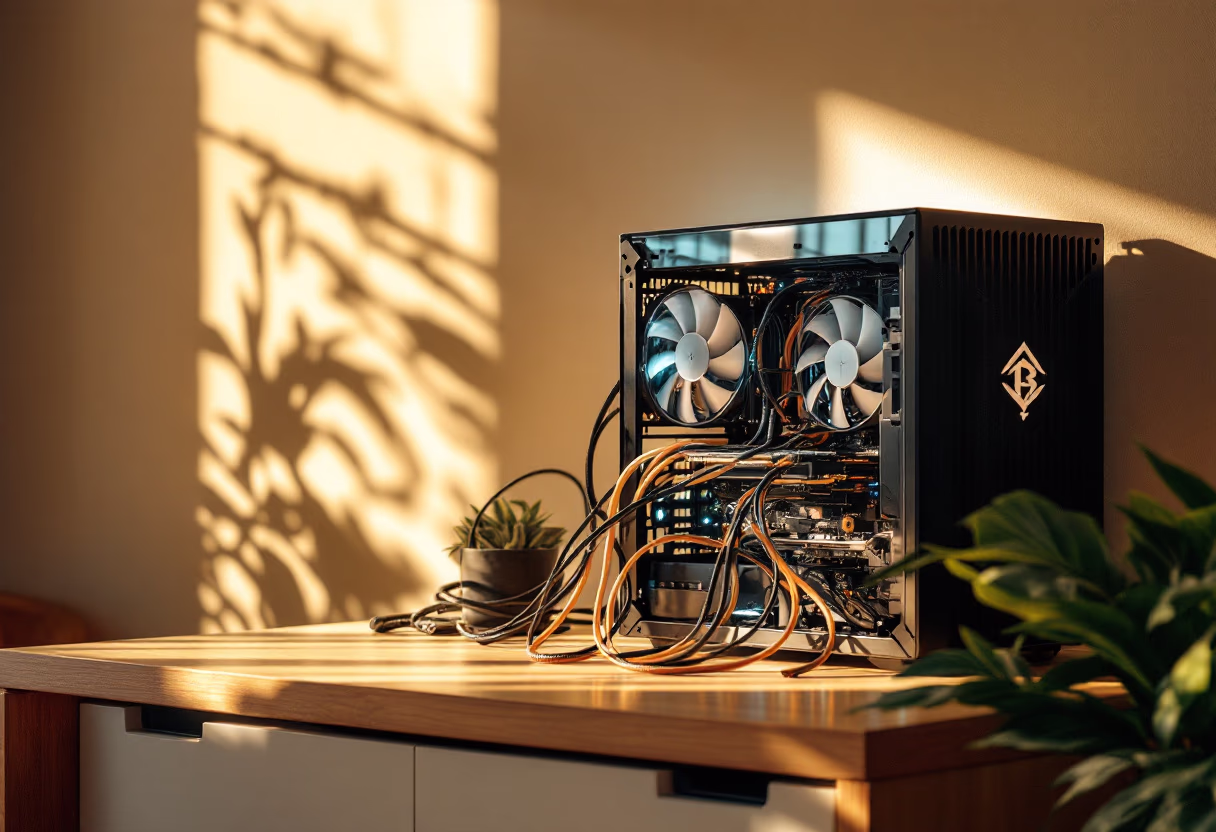 image of cryptocurrency mining hardware