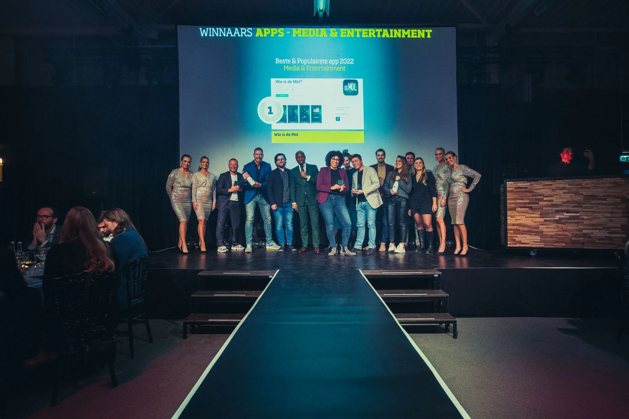 Winst voor Wie is de Mol? App bij Website van het Jaar verkiezing