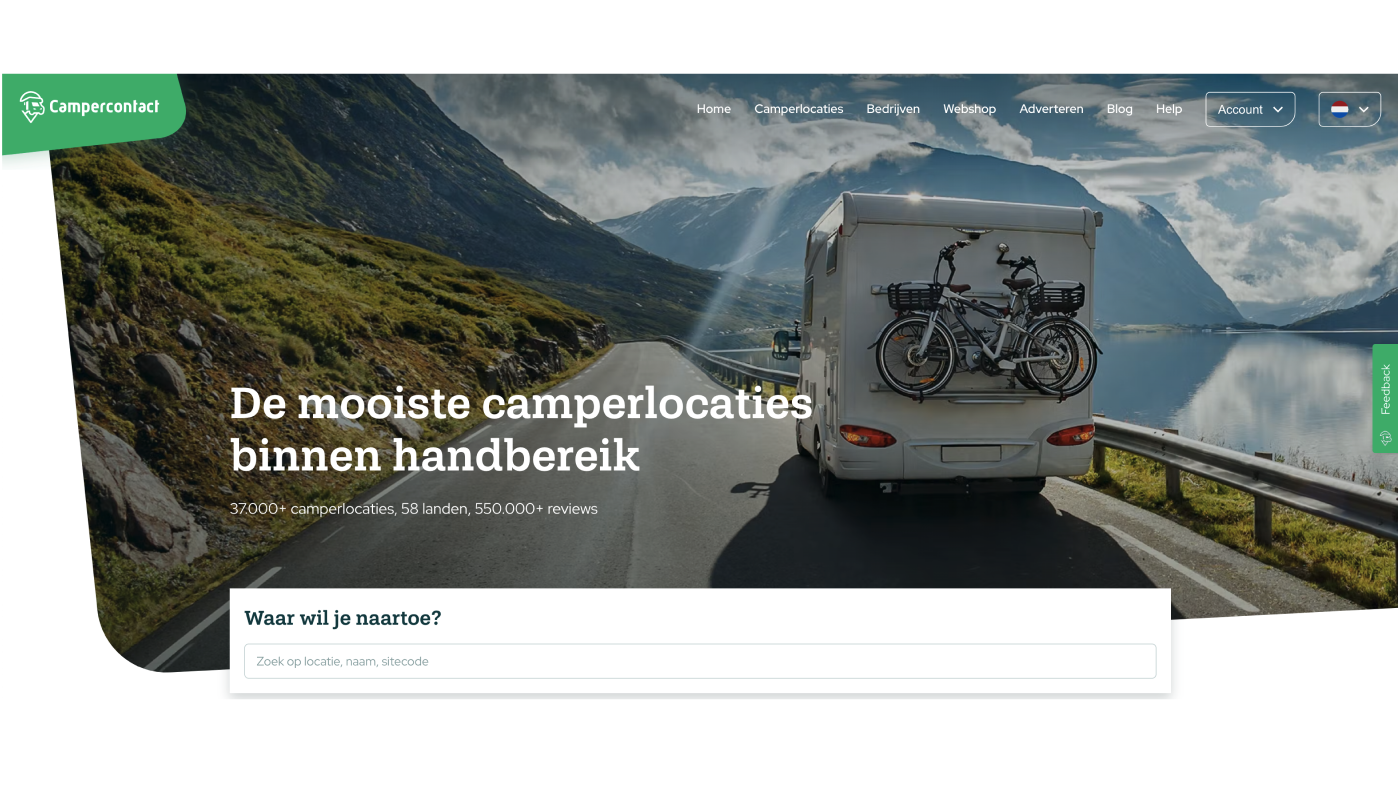 Campercontact: De nummer 1 campercommunity met 1.000.000 gebruikers