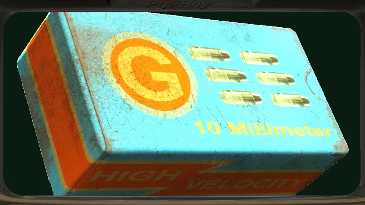 Caja de munición de 10 mm de alta velocidad en Fallout 4