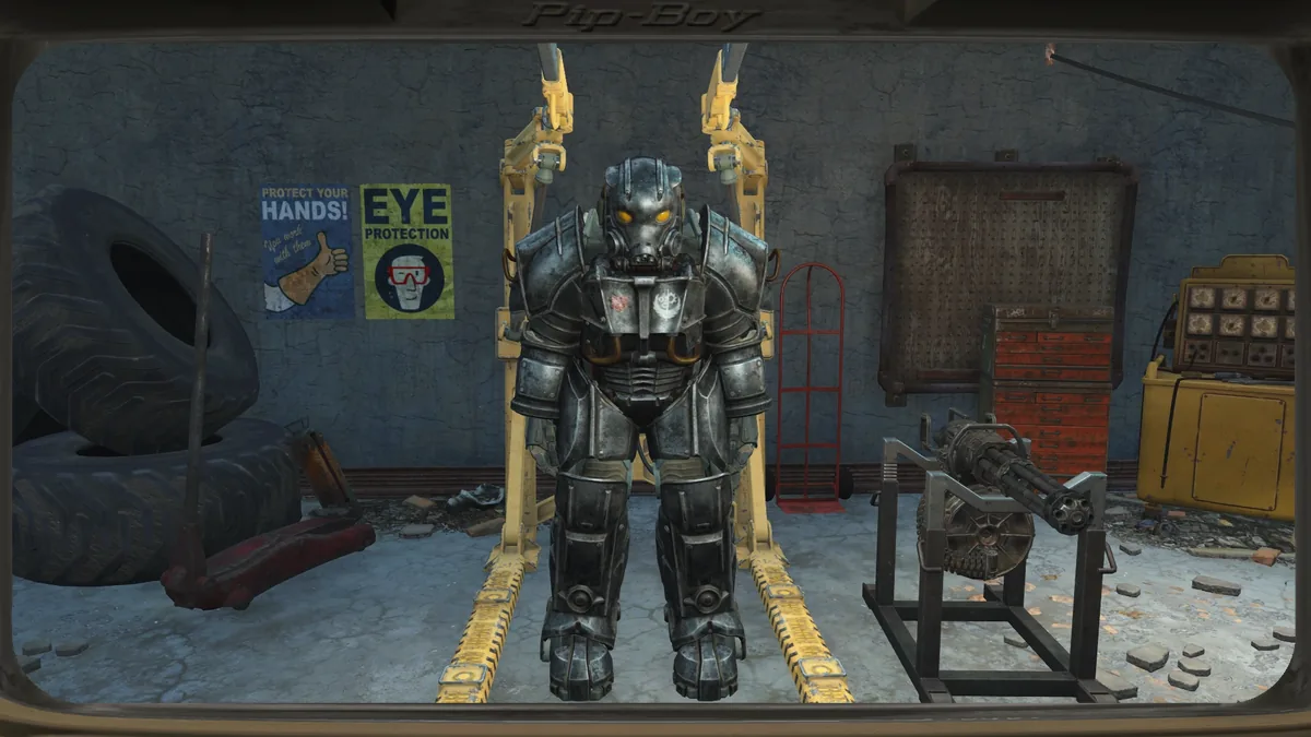 La servoarmadura Hellfire del Enclave