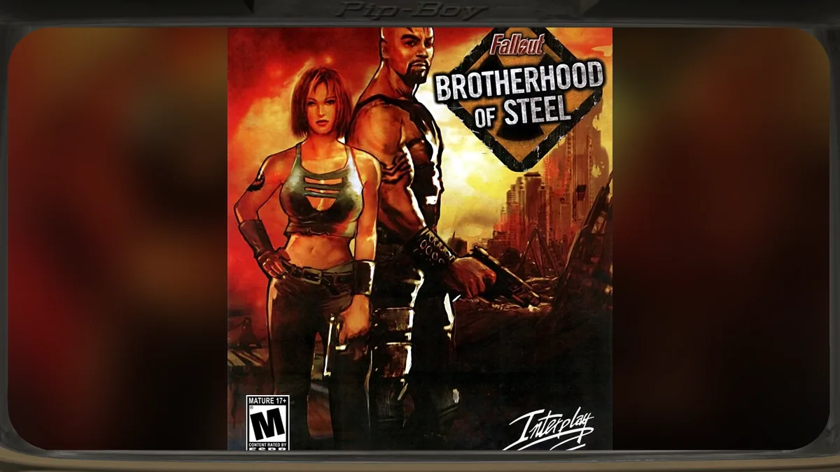 Portada del videojuego Fallout: Brotherhood of Steel