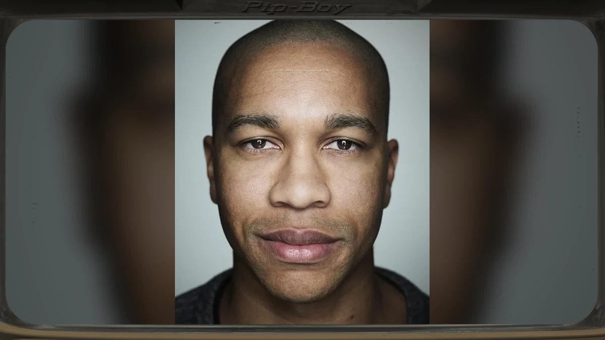 Aaron Moten, el actor que interpreta a Maximus, caballero de la Hermandad del Acero, en la serie de televisión de Fallout