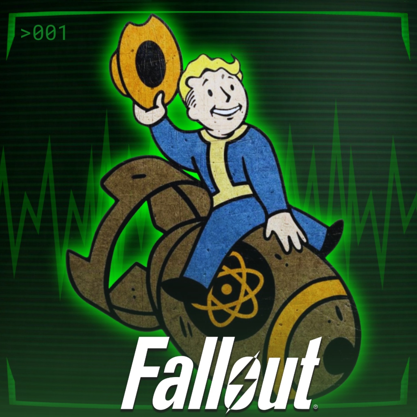 Carátula del episodio 001 de El Distopista sobre la línea temporal completa del universo Fallout