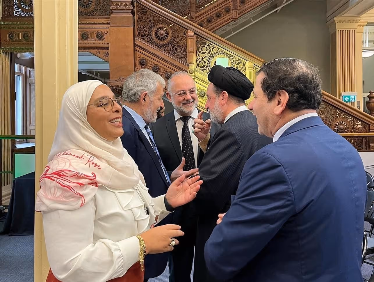 Speaker presenting at SSM-MAW Muslim Awareness Week 2024, Montréal