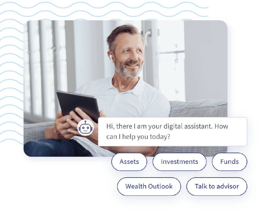Live chat for wealth management