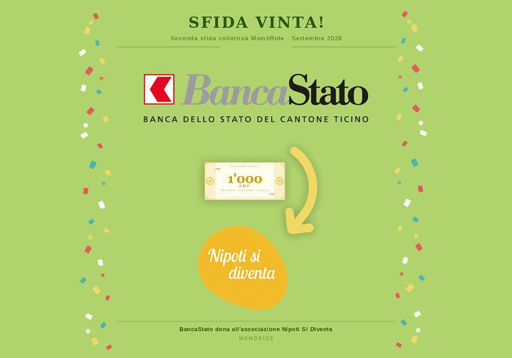 Second collective challenge sponsored by BancaStato completed