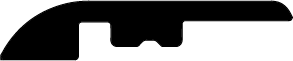 Simple black silhouette icon of a mechanical reducer component with a stepped cylindrical shape.
