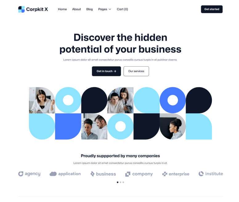 Home V2 - Corpkit Webflow Template